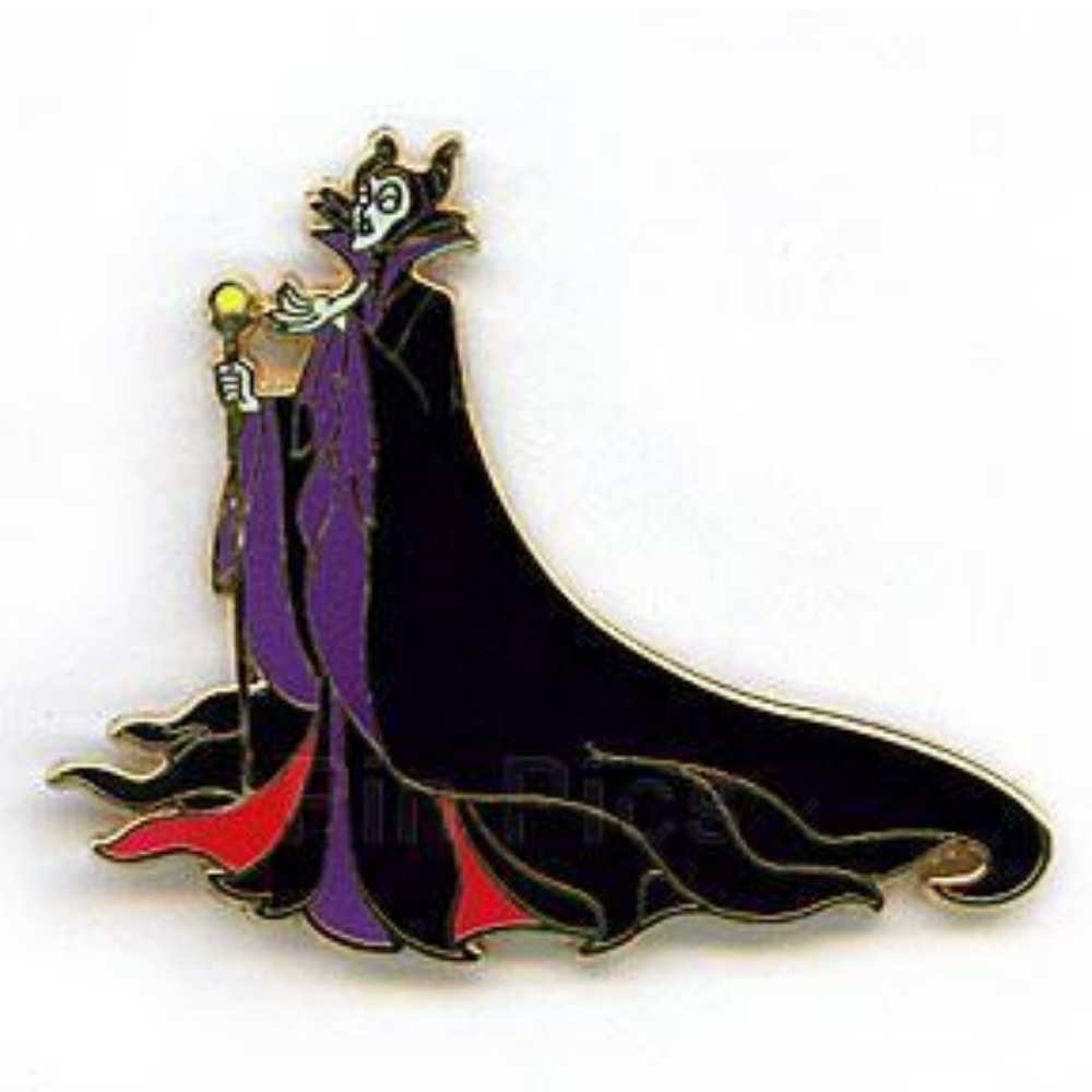 Disney Pin Maleficent Sleeping Beauty Villain Good vs. Evil Card on Card 48819
